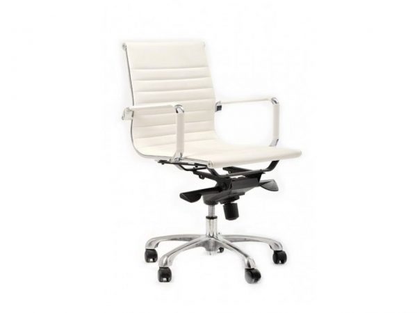 כסא דגם אומגה לבן - סטטוס ריהוט משרדי