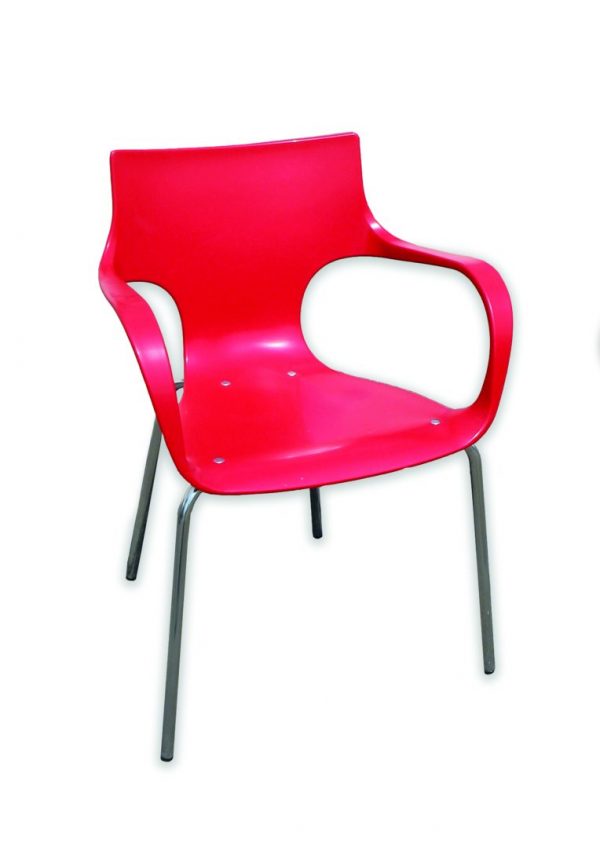 כסא פלסטיק דגם ג'ט ידיות- סטטוס ריהוט משרדי